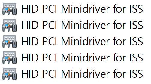 Hid pci minidriver for iss что это